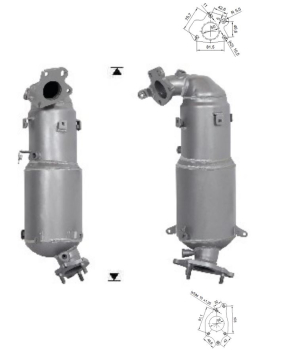 DPF Rußpartikelfilter Dieselpartikelfilter für HONDA ACCORD 2.2 DTEC ab 11.2008